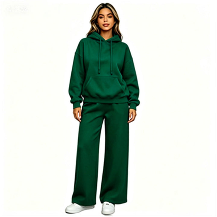 Damen Bequemer Oversized Hoodie mit weiten Jogginghosen Drune
