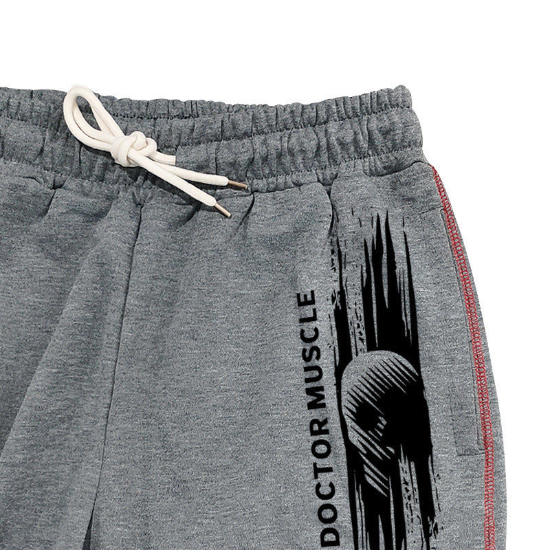 Herren Bequeme Sportjogginghose mit seitlichen Taschen und verstellbarem Kordelzug Drune