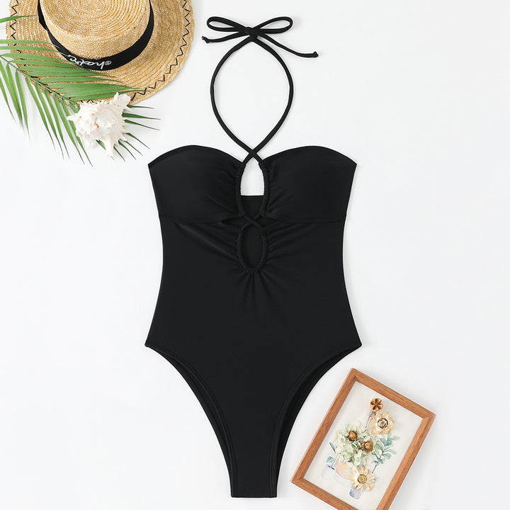 Damen Einteiler-Badeanzug mit raffiniertem Cut-Out und trendigem Design Drune