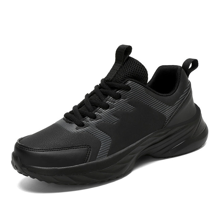 Unisex nan urbaner Komfort-Sneaker mit gepolsterter Keilsohle atmungsaktiver Meshzunge und robustem Kunstlederbesatz Drune