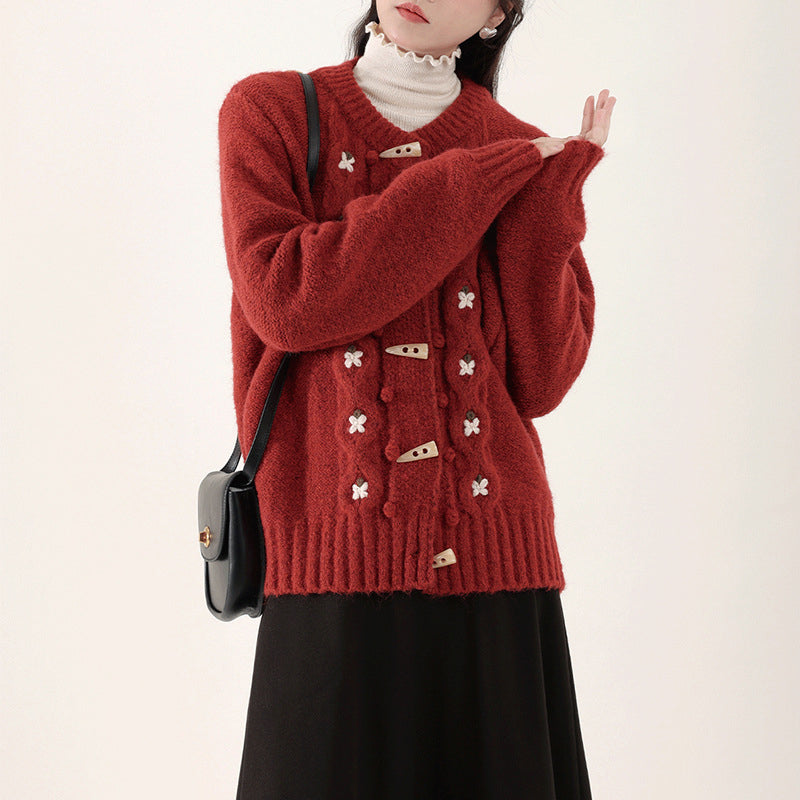 Drune | Muster Strickjacke
