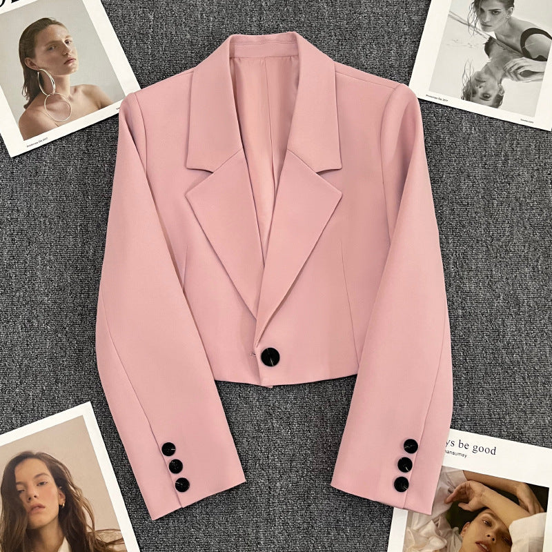 Damen Blazerjacke mit tailliertem Schnitt und elegantem Revers Drune
