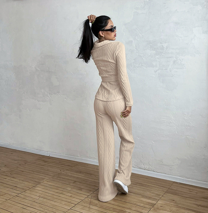 Damen Strickanzug im modernen Look mit eleganten Details Drune