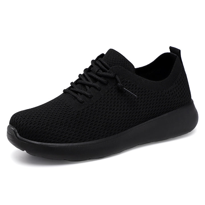 Damen nan atmungsaktiver Strick-Freizeit-Sneaker mit elastischem Schlupfkragen und stoßdämpfender EVA-Komfortsohle Drune