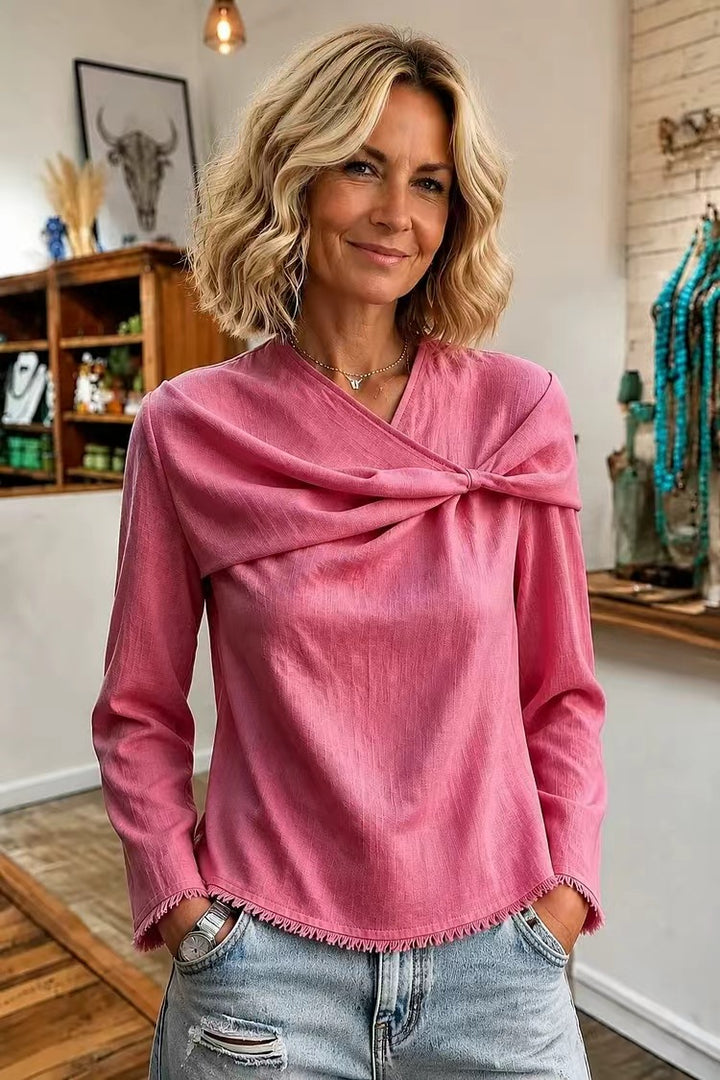 Damen Elegante und bequeme Bluse Drune