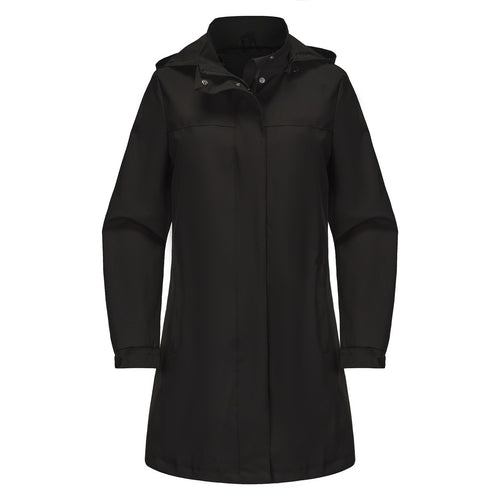Drune | Lange Wasserdichte Regenjacke Mit Kapuze Für Damen