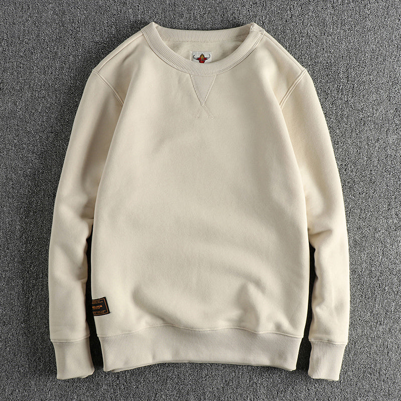 Damen Sweatshirt mit klassischem Rundhalsausschnitt und lässigem Schnitt Drune