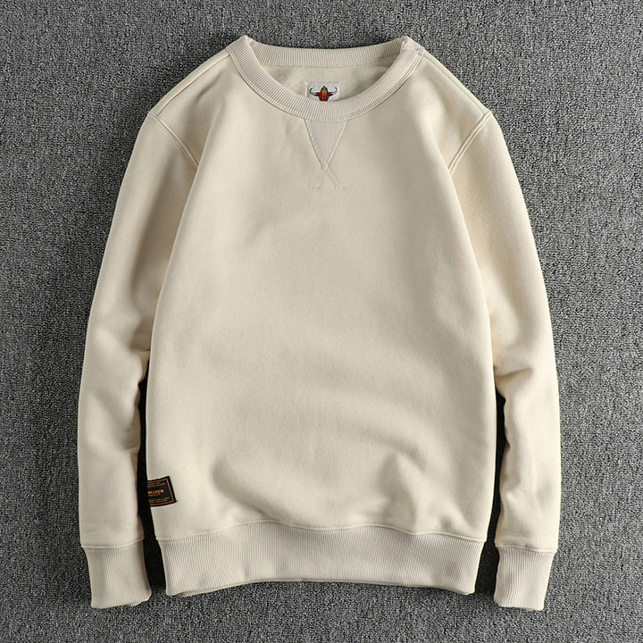 Damen Sweatshirt mit klassischem Rundhalsausschnitt und lässigem Schnitt Drune