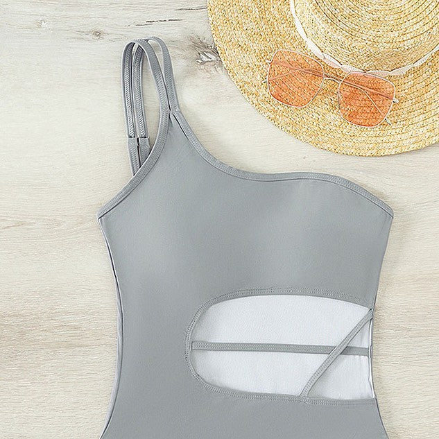 Damen Einteiliger Badeanzug mit anspruchsvollem Cut-Out-Design Drune
