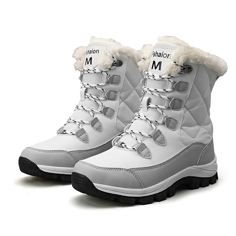 Damen Winterstiefel mit isolierender Fütterung und rutschfester Sohle Drune