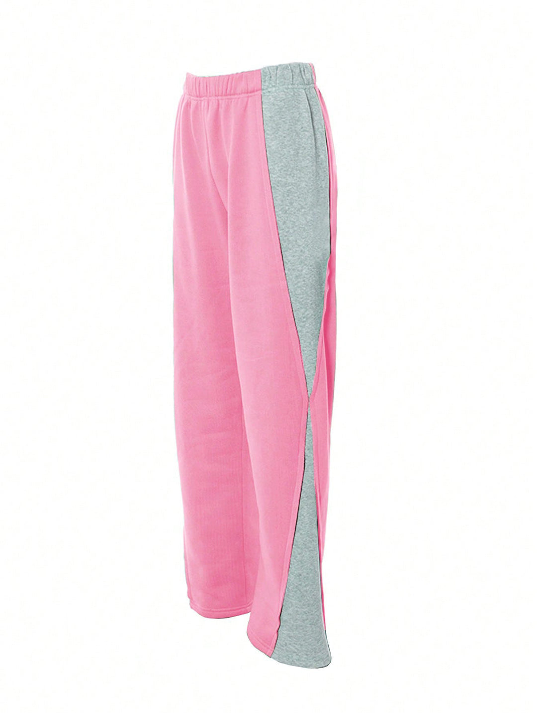 Damen Sportive Jogginghose mit seitlichem Schlitz und Kontrast-Einsatz Drune