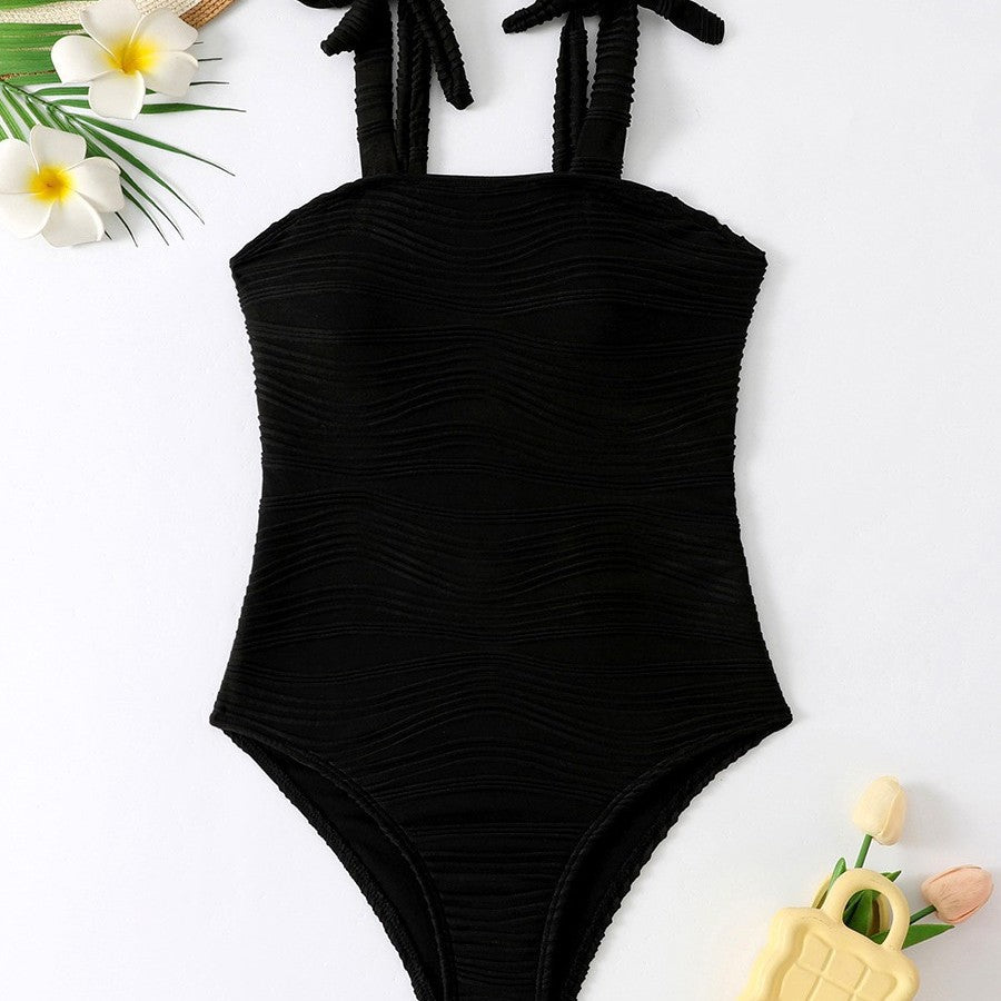 Damen Eleganter Einteiler mit Rüschendetails Drune