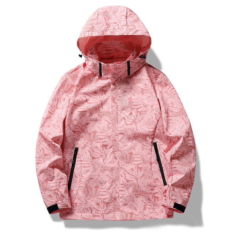 Herren Atmungsaktive Wind- und Wasserabweisende Outdoor-Jacke Drune