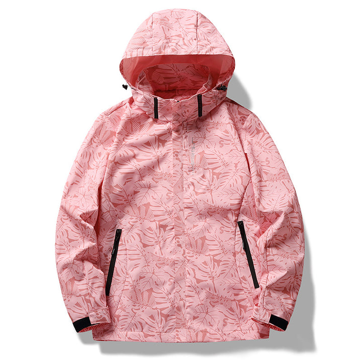 Herren Atmungsaktive Wind- und Wasserabweisende Outdoor-Jacke Drune