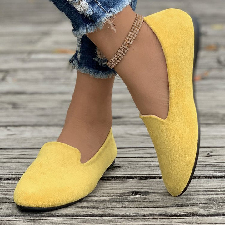Damen Mokassins aus hochwertigem Wildleder mit elegantem Schnitt Drune