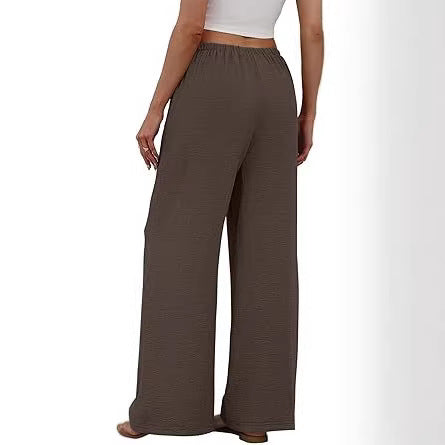 Damen Weite Loungewear-Hose mit Tunnelzug Drune
