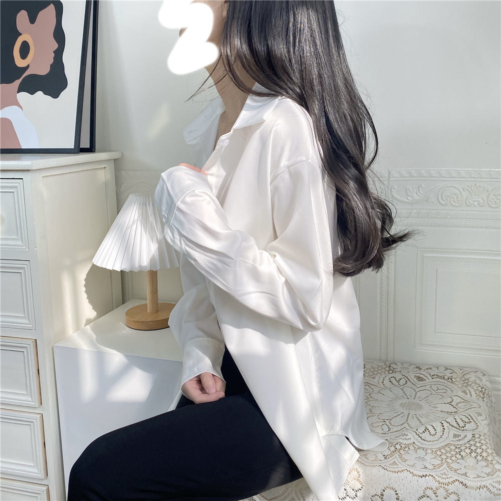Damen Elegante und fließende Bluse Drune
