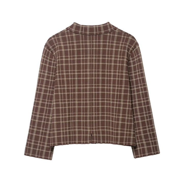 Damen modische Karojacke Drune