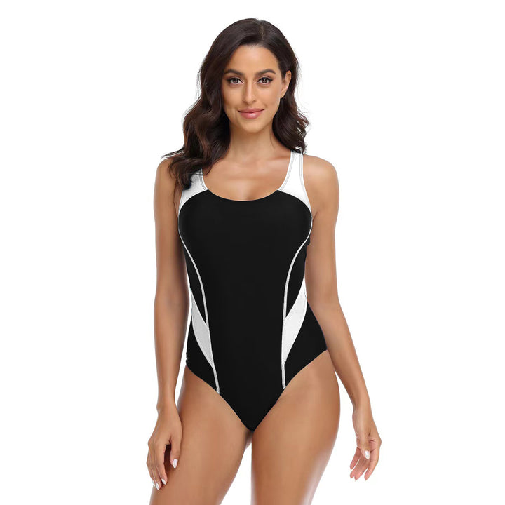 Damen Sportlicher Einteiler Badeanzug mit ergonomischem Schnitt Drune