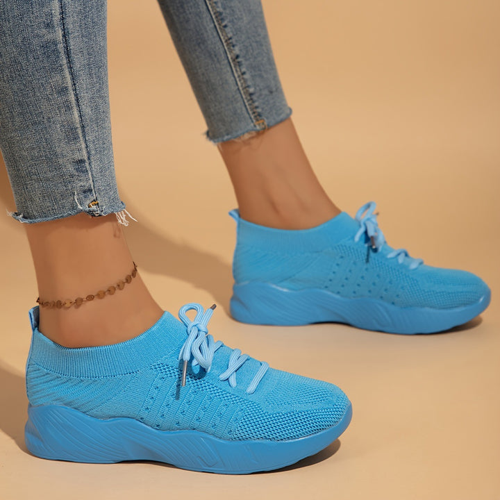 Damen Atmungsaktive Sport-Sneaker mit flexiblem Obermaterial und rutschfester Sohle Drune