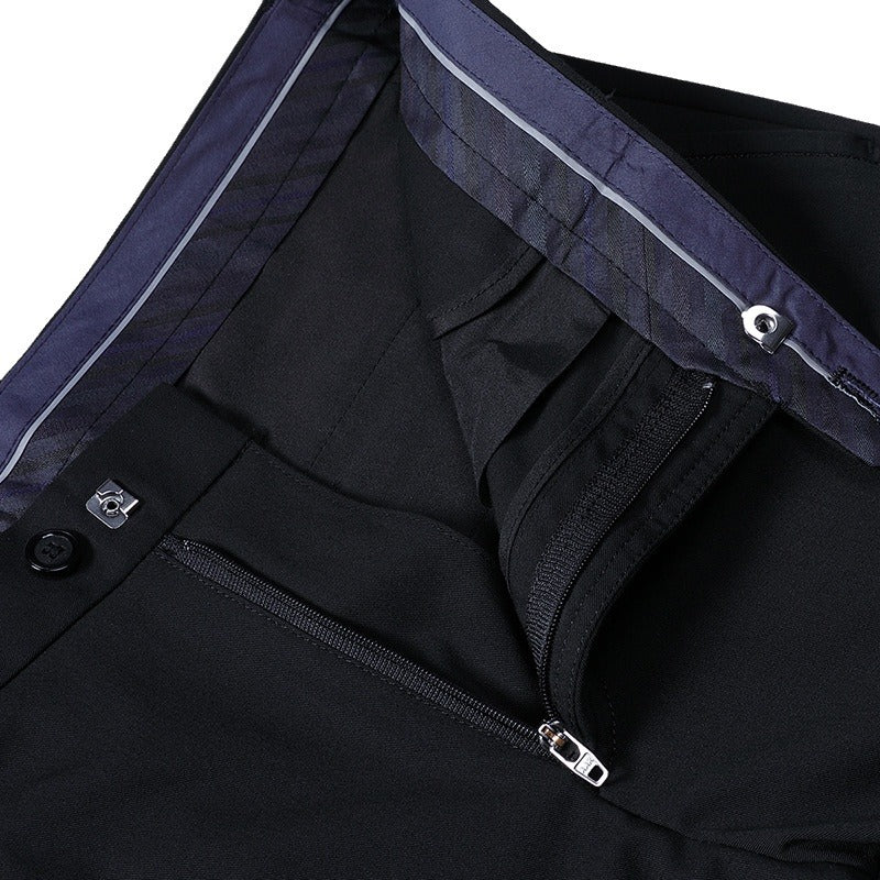 Herren elegante Anzughose mit schmaler Passform und hoher Bequemlichkeit Drune