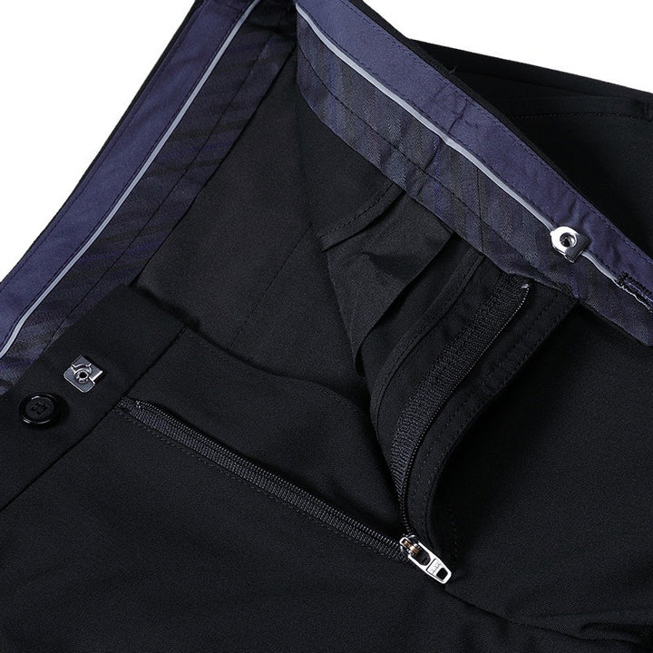 Herren elegante Anzughose mit schmaler Passform und hoher Bequemlichkeit Drune