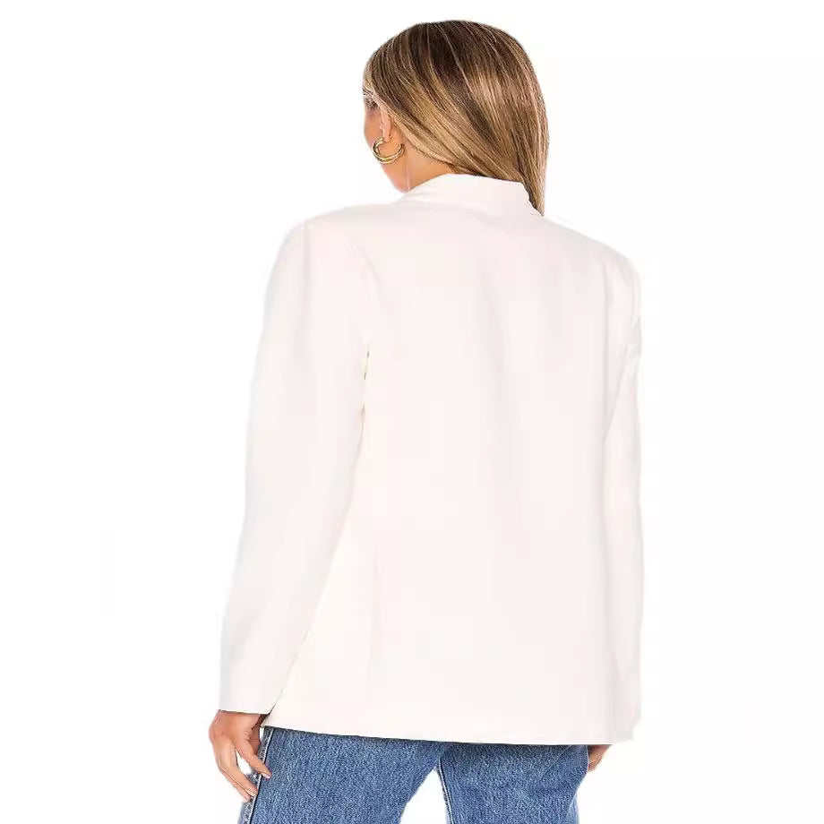 Damen Hochtaillierte vegane Lederhose mit schmaler Passform und leichtem Schlag Drune