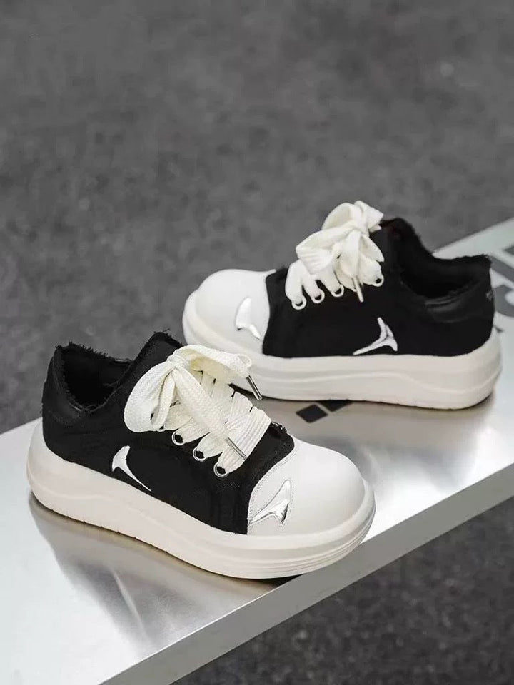 Damen Hochwertige Sneaker mit innovativer Schnürdetails und bequemer Dämpfung Drune