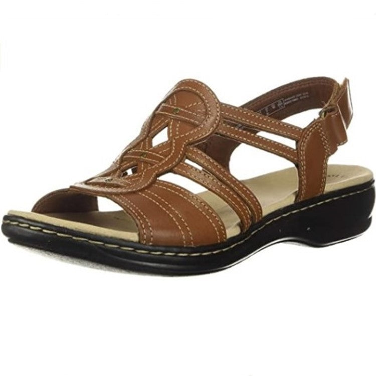 Damen Riemchen-Sandalen mit Komfortsohle und verstellbarem Riemen Drune
