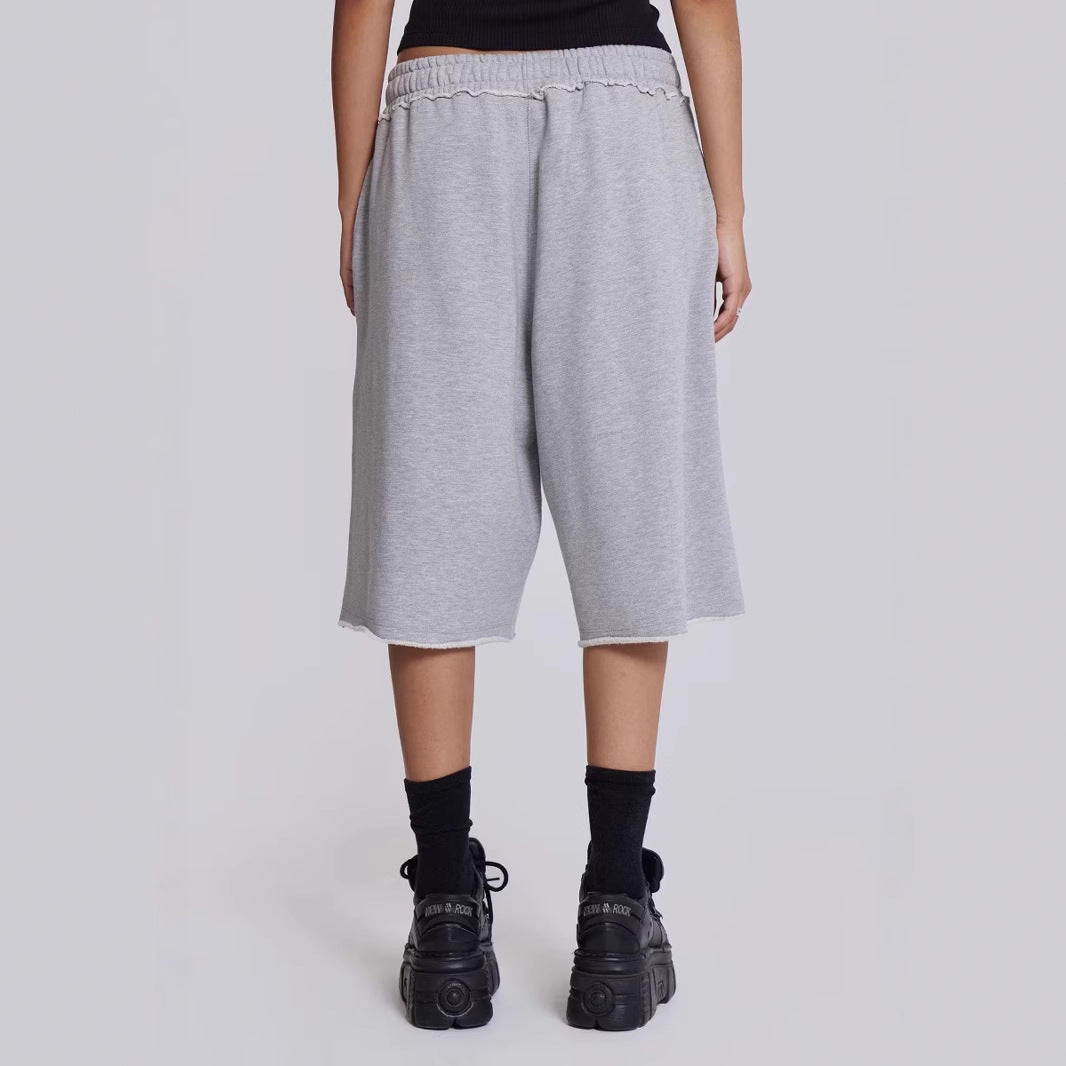 Damen High-Waisted Relaxed Fit Sweatshorts Drune