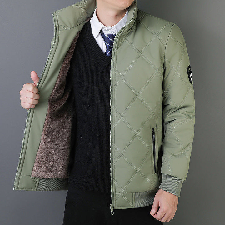 Drune | Steppjacke - Regular Fit - Warme Fütterung - Rippkante - Reißverschluss