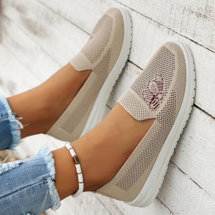 Damen Atmungsaktive Slip-On Sneakers Drune