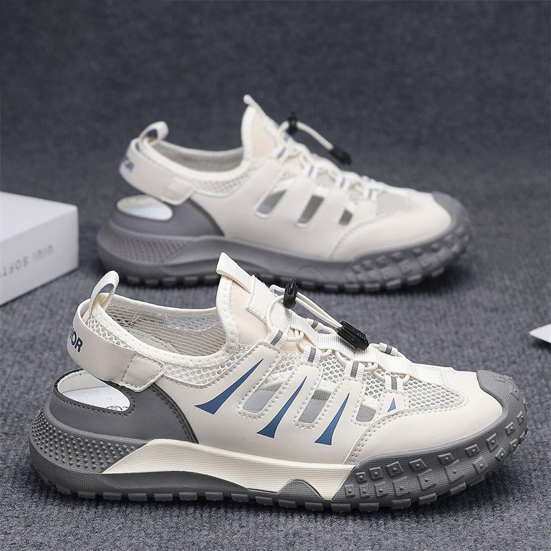 Herren Outdoor-Sandalen mit atmungsaktiven Mesh-Einsätzen und rutschfester Sohle Drune