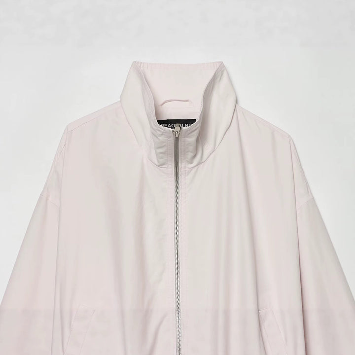 Damen Cropped Boxy-Jacke mit Funnelkragen, Zwei-Wege-Reißverschluss und aufgesetzten Eingrifftaschen Drune