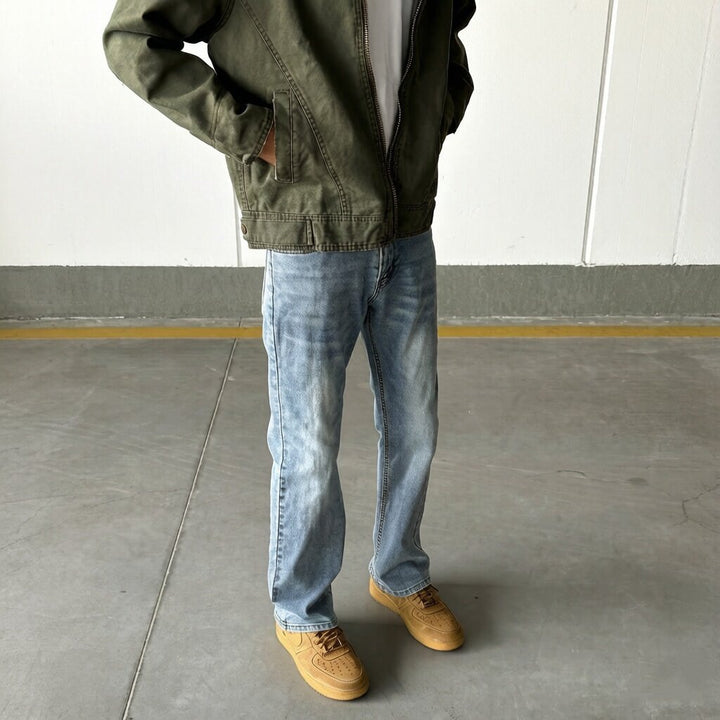 Herren Klassische Jeanshose Drune