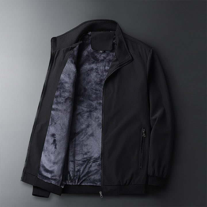 Herren Softshell‑Bomberjacke mit wärmender Fleece‑Innenlage Drune