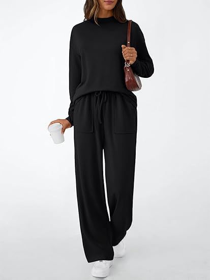 Damen Lässiger Relaxed-Fit Jogginganzug Drune