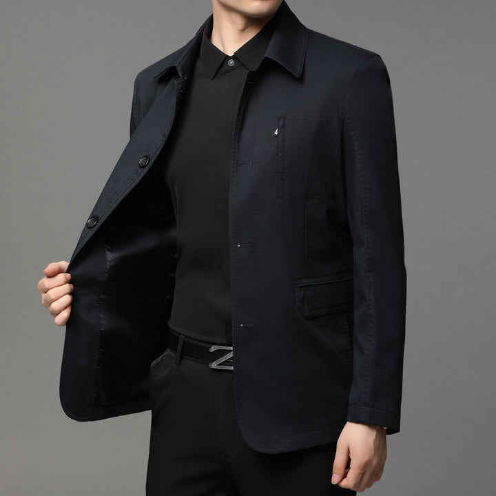 Herren elegante Funktionsjacke mit praktischen Taschen und modernem Schnitt Drune