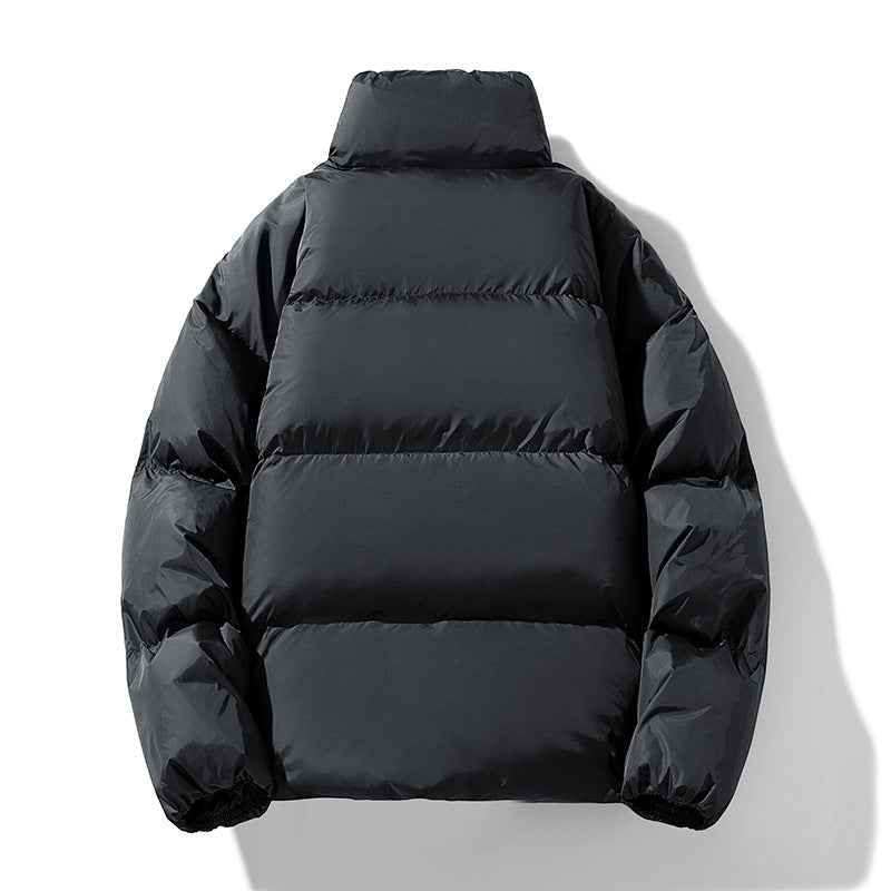 Herren Wattierte Winter-Steppjacke mit hohem Stehkragen Drune
