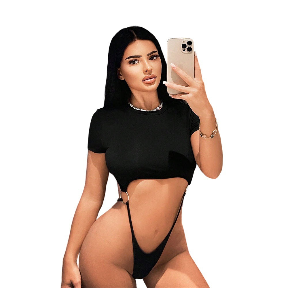 Damen topmodernes Cut-Out Bodysuit mit verspieltem Design Drune