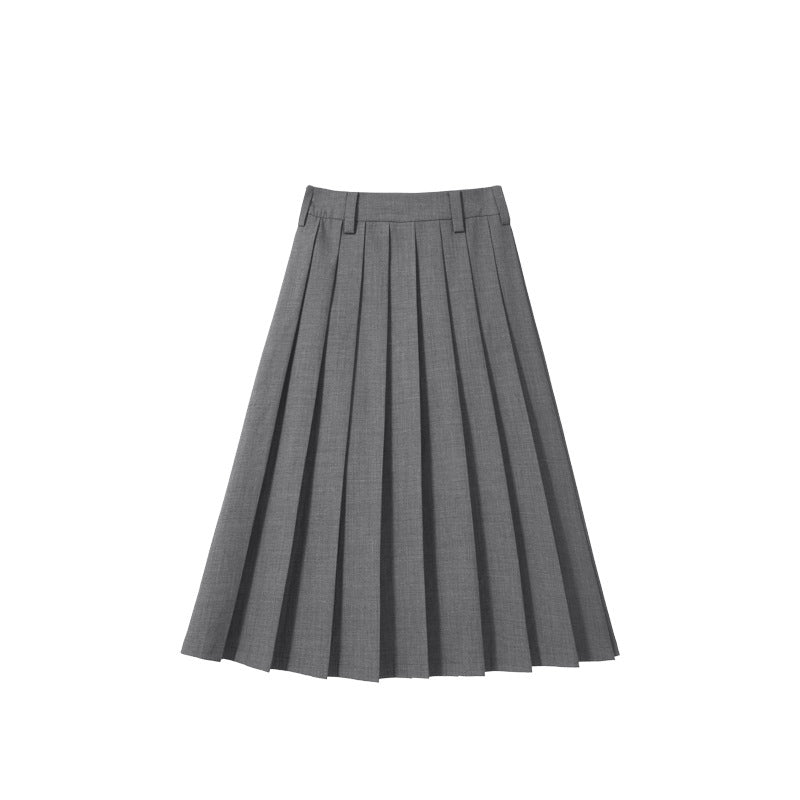 Damen Plissierter Midi-Rock Drune