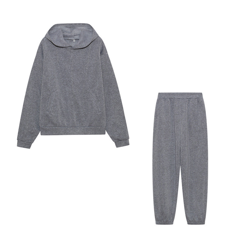 Damen Sportliches Set mit Hoodie und Jogginghose Drune