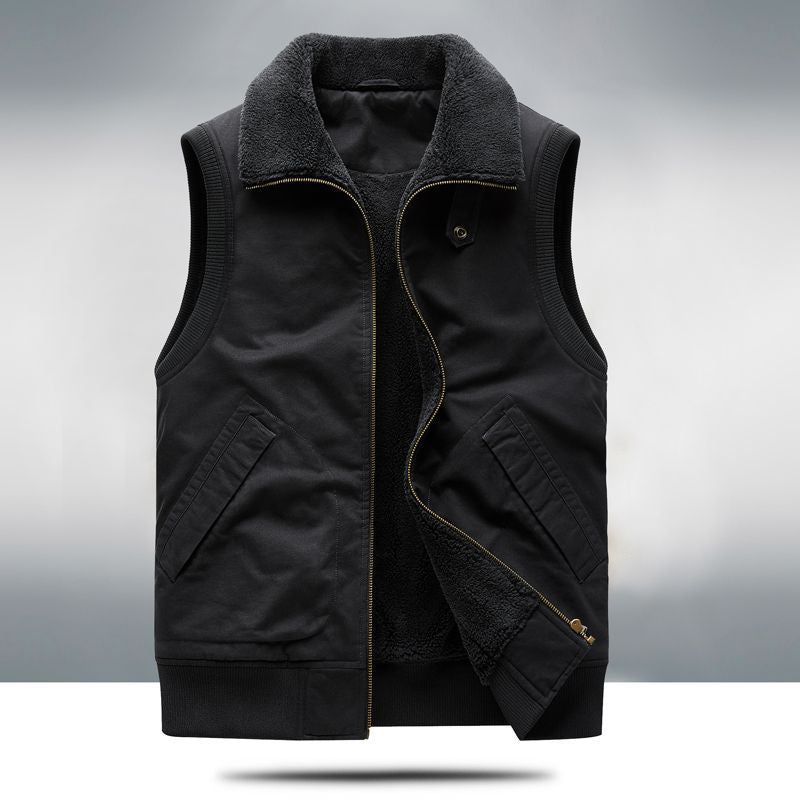 Herren Fleece gefütterte Outdoor-Weste Drune