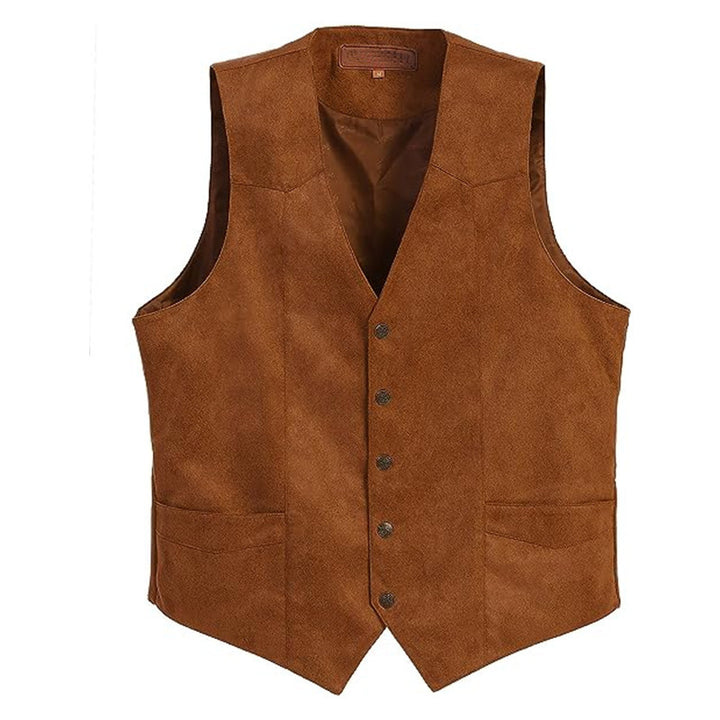 Damen Weste aus hochwertigem Kunstleder mit elegantem Schnitt Drune