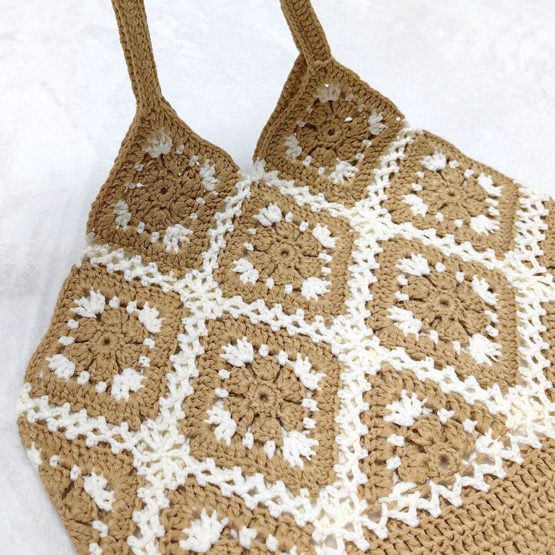Damen handgefertigte Makramee Tasche Drune