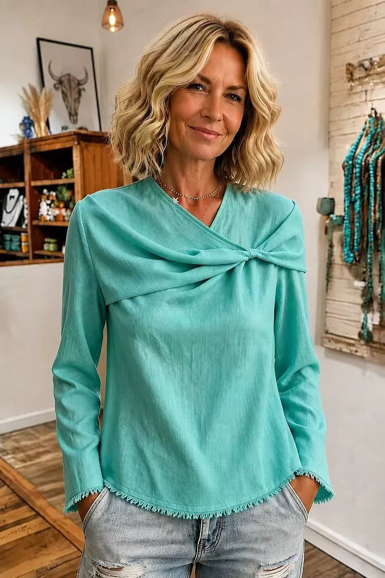 Damen Elegante und bequeme Bluse Drune