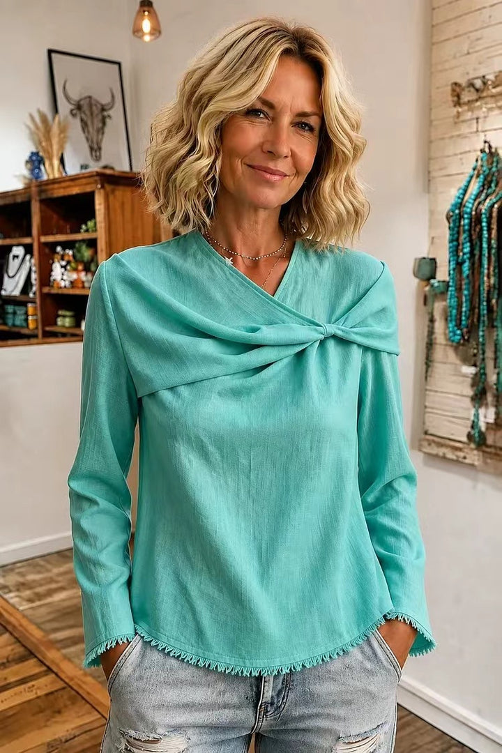 Damen Elegante und bequeme Bluse Drune
