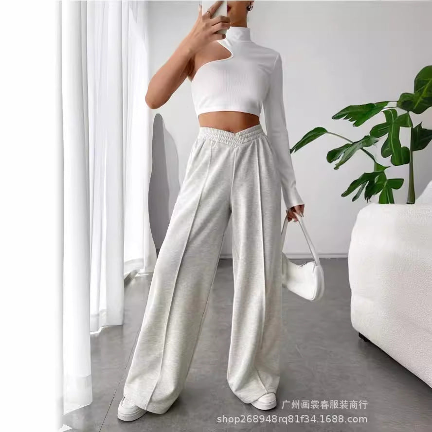 Damen Weite Freizeithose Drune