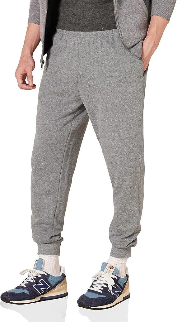 Herren nan komfortable Relax-Jogginghose mit elastischem Komfortbund, schmal zulaufendem Bein und gerippten Knöchelbündchen Drune