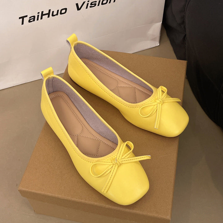 Damen Ballerinas mit süßem Schleifen-Design und komfortabler Sohle Drune